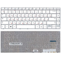 Клавиатура для ноутбука Samsung (470R4E, BA59-03680A) White, (No Frame), RU