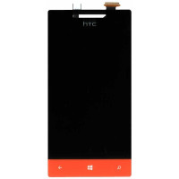 Матрица с тачскрином (модуль) для HTC Windows Phone 8S (A620e) черный + красный