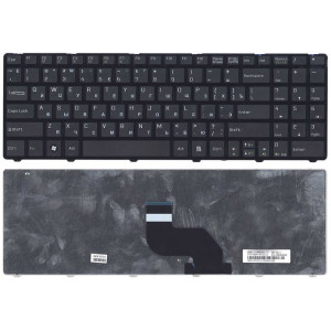 Клавіатура для ноутбука MSI (CR640, CX640) Black, (Black Frame), RU