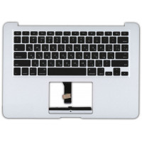 Клавіатура для ноутбука Apple MacBook Air 2012+ (A1466) Black, (Silver TopCase), RU (горизонтальний ентер)