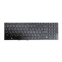 Кдавіатура для ноутбука Acer Aspire V5, V5-531, V5-531G, V5-551, V5-551G, V5-571, V5-571G, V5-571P с подсветкой (Light), Black, (No Frame) RU