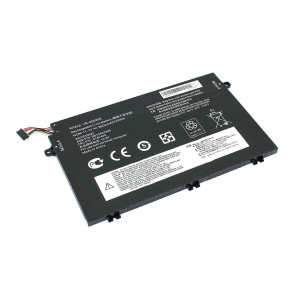 Аккумуляторная батарея для ноутбука Lenovo L17L3P52 ThinkPad E485 11.1V Black 3600mAh OEM