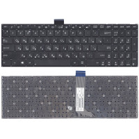 Клавіатура для ноутбука Asus (X502) Black, (No Frame), RU (горизонтальний ентер)