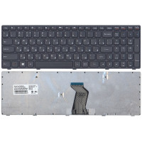 Клавиатура для ноутбука Lenovo IdeaPad G500, G505, G510, G700, G710 , Black, (Black Frame) RU