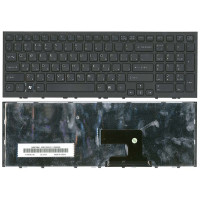 Кдавіатура для ноутбука Sony Vaio (VPC-EH, VPCEH) Black, (Black Frame) RU