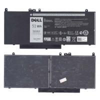 Аккумуляторная батарея для ноутбука Dell G5M10 Latitude E5450 7.4V Черное 6460mAh Orig