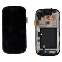 Матриця с тачскрином (модуль) для Samsung Nexus S I9020 черный с рамкой