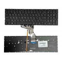 Кдавіатура для ноутбука HP Pavilion (15-ab) с подсветкой (Light), Black, (No Frame) RU