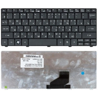 Клавиатура для ноутбука Acer Aspire One 521, 522, 532, 532H, 533, D255, D255E, D257, D260, D270, Happy, Happy2, eMachines 350, 355, em350, em355, Gateway LT21, LT27, LT28, Packard Bell NAV50, Dot S2, Dot SE, Dot SC, Dot SE3, PAV80, Black RU