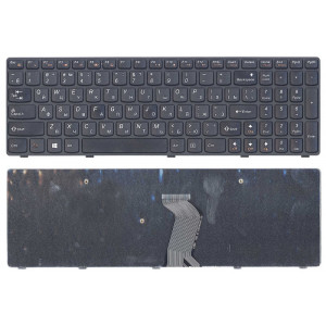 Клавиатура для ноутбука Lenovo IdeaPad (G500, G700), Black, (Black Frame) RU