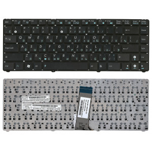 Клавиатура для ноутбука Asus EEE PC 1201, 1215, 1225, U20, VX6 Eee PC Lamborghini Черное, (No Frame) RU