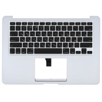 Клавіатура для ноутбука Apple MacBook Air (A1369) 2010+ Black, (Silver TopCase), RU (горизонтальний ентер)