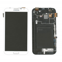Матриця з тачскріном (модуль) Samsung Galaxy Note 2 GT-N7100 білий з рамкою
