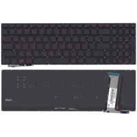 Клавиатура для ноутбука Asus (G771, N551) с подсветкой (Light), Black, (No Frame) RU