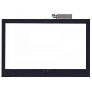 Тачскрин (Сенсорное стекло) для ноутбука Sony Vaio SVT14 черный. FS-5514I01J05, 69.14I01.T01, 5C4F9DL000S06Z, 30250475800000, l141FGT01.0