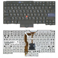 Клавіатура для ноутбука Lenovo ThinkPad (T400S, T410, T410I, X220, T400, T520, T420) із вказівником (Point Stick) Black RU