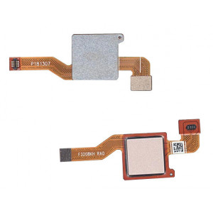 Шлейф зі сканером відбитка пальця для Xiaomi Redmi Note 5 Pro золотий