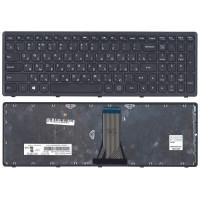 Клавиатура для ноутбука Lenovo IdeaPad (G505S, Z510), Black, (Black Frame), RU