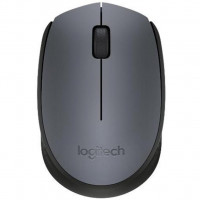 Мишка Logitech M170 бездротова, сіра з чорним