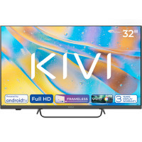 TV 32 Kivi 32F760QB FHD/DLED/T2/Android 11/2 x 8W/HDMI/Wi-Fi/VESA 200x100 M4/Черное