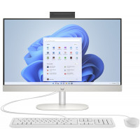 Моноблок 23.8" HP 24-cr0001ua AiO Ryzen 7 7730U/16Gb/SSD512Gb/WiFi/Cam/K&M/DOS/Shell Белый