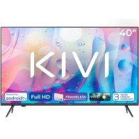 TV 40 Kivi 40F760QB FHD/DLED/T2/Android 11/2 x 8W/HDMI/Wi-Fi/VESA 200x200 M6/Черное