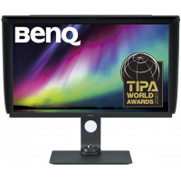 TFT 32" BenQ SW321C, IPS, 4K, 99% Adobe RGB, HDMI, DP, USB Type-C, USB хаб, Card Reader, сірий