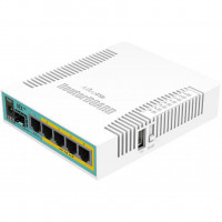 Маршрутизатор Mikrotik RB960PGS hEX PoE with 800MHz CPU, 128MB RAM, 5x Gigabit LAN (four with PoE ou
