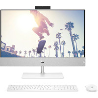 Моноблок 23.8" HP Pavilion 24-ca2007ua AiO i7-13700T/32Gb/SSD1Tb/WiFi/Cam/K&M/DOS/Snowflake Белый