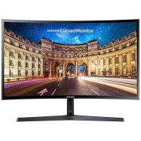 TFT 23.5" Samsung Curved LC24F396FHRXEN, FHD, HDMI,VGA, Черное