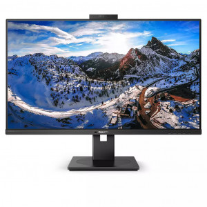 TFT 31.5" Philips 326P1H, QHD, IPS, DP, HDMI x 2, USB-С, RJ-45, webcam, Pivot, HAS, колонки, чорний