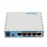 Маршрутизатор Mikrotik RB951Ui-2ND hAP with 650MHz CPU, 64MB RAM, 5xLAN, built-in 2.4Ghz 802.11b/g/n