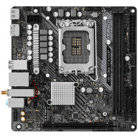 ASRock H610M-ITX/eDP (1700/H610, 2*DDR4, PCIex16, HDMI/DP/eDP, 4xSATAІІІ, M.2, GLan, 7.1ch, miniITX)