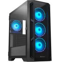 Корпус Chieftec APEX GA-01B-TG-OP 4x120mm A-RGB, USB-C, E-ATX, без БЖ, Черное