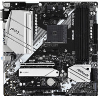 ASRock B550M Pro4 (AM4/B550, 4*DDR4, 2xPCIex16, DP/HDMI/VGA, 6xSATAІІІ, 3xM.2, GLan, 7.1ch, mATX)