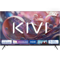 TV 50 Kivi 50U760QB UHD/DLED/T2/Android 11/2 x 12W/HDMI/Wi-Fi/VESA 200x200 M6/Черное