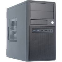 Корпус Chieftec MESH CT-04B-OP, без БЖ, 2xUSB3.0, mATX, Черное