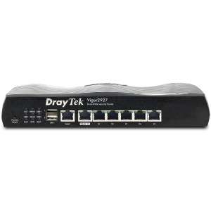 Маршрутизатор Drytek Vigor 2927, 2(4) WAN GbE, 5 LAN GbE, 2 USB 2.0, 50 VPN, Multi-LAN (8+DMZ+IP Rou