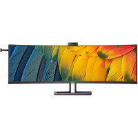 TFT 44,5" Philips 45B1U6900CH, Dual QHD, VA, вигн., 2xHDMI, DP, USB-C, RJ-45, USB-hub, cam, HAS, кол