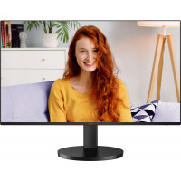 TFT 27" AOC Q27B3CF2, QHD, IPS, 100Гц, 1 мс, HDMI, USB-C, USB-hub, HAS, колонки, чорний