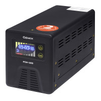 ДБЖ Gemix PSN-500, 500VA/300W 12V/220V, 15А, 1*Schuko, без АКБ