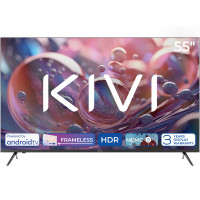 TV 55 Kivi 55U760QB UHD/DLED/T2/Android 11/2 x 12W/HDMI/Wi-Fi/VESA 200x200 M6/Черное