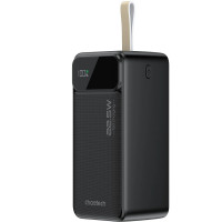 УМБ Choetech 50000mAh, 22,5W PD QC3.0, USB-C In/out, 2xUSB-A Li-pol чорна