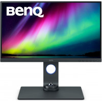 TFT 27" BenQ SW270C, IPS, QHD, 99% Adobe RGB, HDMIx2, DP, USB-C, USB хаб, Card Reader, темно-сірий