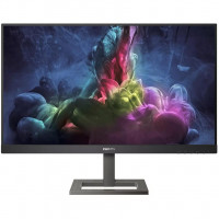 TFT 23.8" Philips 242E1GAEZ, VA, 144Hz, HDMI, DP, HAS, колонки, чорний