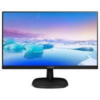 TFT 23.8" Philips 243V7QJABF, IPS, VGA, HDMI, DP, колонки, чорний