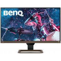 TFT 27" BenQ EW2780U, IPS, 4K UHD, 99% sRGB, HDMI x2, DP, USB Type-C, колонки, коричнево-чорний мета