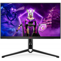 TFT 27" AOC AGON AG274QS, QHD, IPS, 300Гц, 1мс, 2x HDMI, 2x DP, USB-hub, HAS, Pivot, колонки, чорний