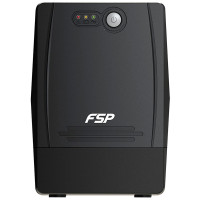 ДБЖ FSP Fortron FP1000, 1000ВА/600Вт, Line-Int, 4*Schuko, AVR, Черное