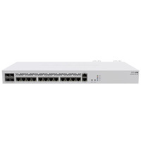 Маршрутизатор Mikrotik CCR2116-12G-4S+, 13xGbit LAN, M.2 PCIe slot, RouterOS L6, 1U RM case, Dual PS